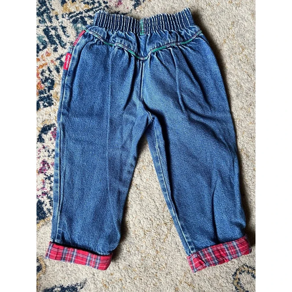 Vintage Oshkosh pants with plaid